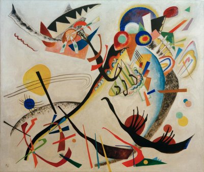 Blue Segment by Wassily Kandinsky